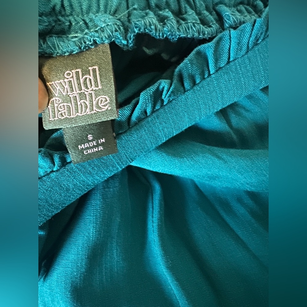 ☀️ NWT! Teal Summer Ruffle Shorts - Picture 4 of 7